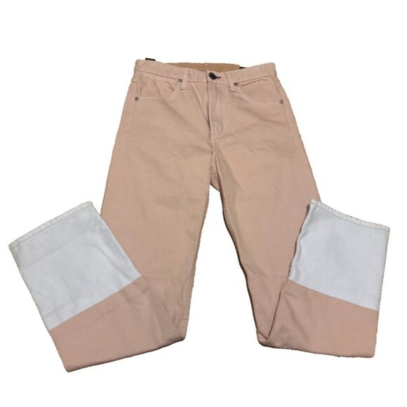 Rag & Bone $395 Retail Rose White Two Toned High Waisted Jeans Womens Size 24 - Picture 5 of 8
